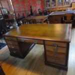 Antiek mahonie bureau 2