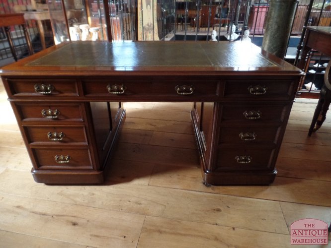 antiek mahonie bureau, VERKOCHT