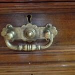 Antiek mahonie bureau 3