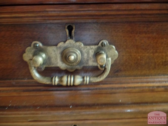 Antiek mahonie bureau 3