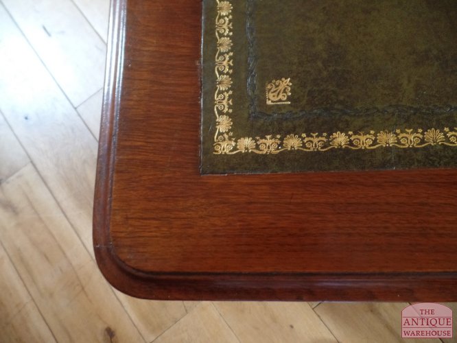 Antiek mahonie bureau 4