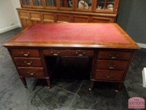 antiek mahonie bureau, VERKOCHT