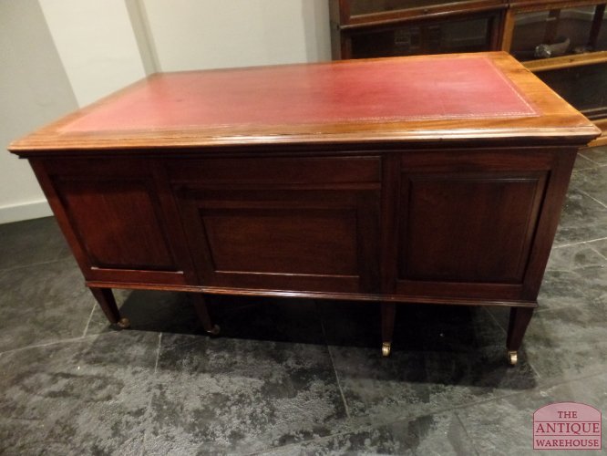 Antiek mahonie bureau 3
