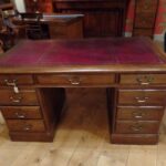 Antiek mahonie Engels bureau 1