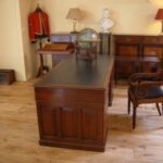 Antiek mahonie Engels militair bureau 2