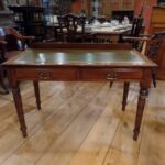 Antiek mahonie Engels schrijftafeltje 1