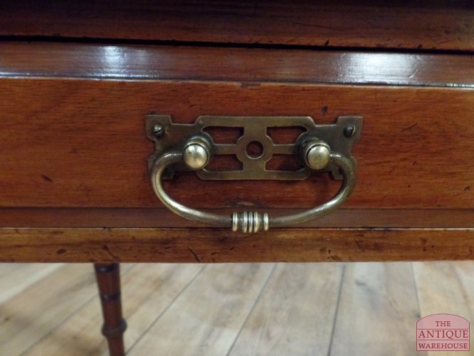 Antiek mahonie Engels schrijftafeltje 2