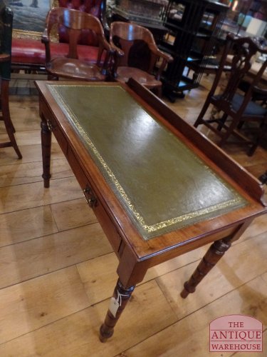 Antiek mahonie Engels schrijftafeltje 3