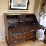 Antiek mahonie Engels secretaire, laat 18de-eeuws 1