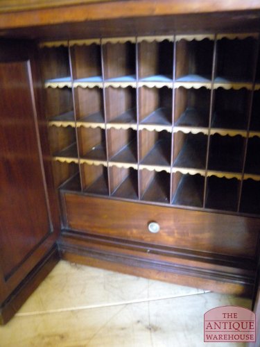 Antiek mahonie Georgian bureau, circa 1780 6