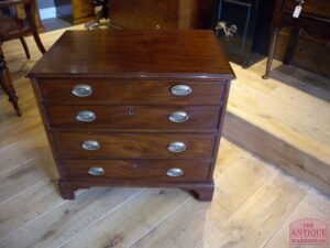 antiek mahonie kleine ladekast, VERKOCHT