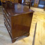 antiek mahonie kleine ladekast 2