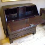 Antiek mahonie klepbureau circa 1800 2