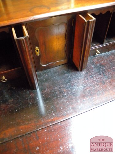 Antiek mahonie klepbureau circa 1800 3