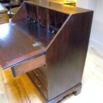 Antiek mahonie klepbureau circa 1800 4