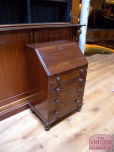 antiek mahonie klepbureau, VERKOCHT