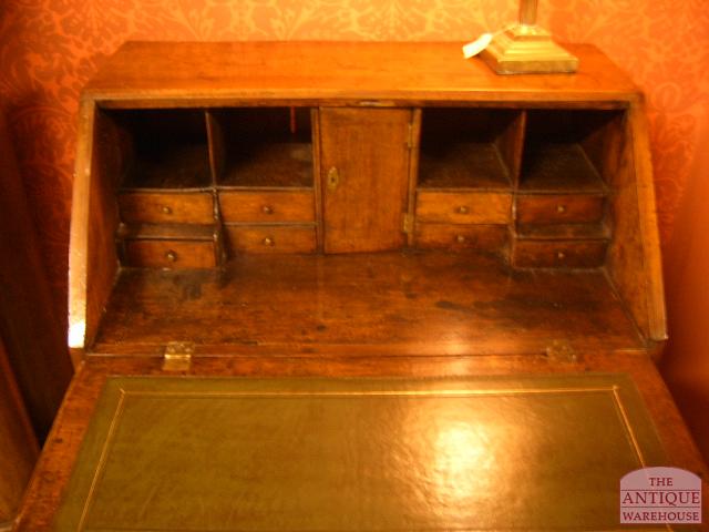 Antiek mahonie klepbureau 2