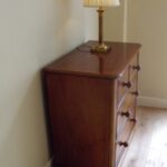 antiek mahonie ladekastje 1