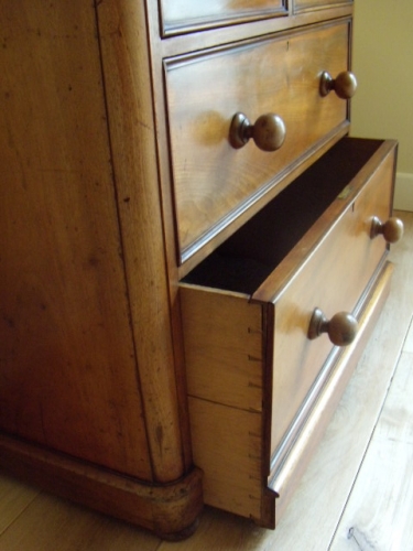 antiek mahonie ladekastje 2