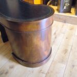 Antiek mahonie niervormig bureau 2