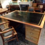 Antiek mahonie partnersbureau 1