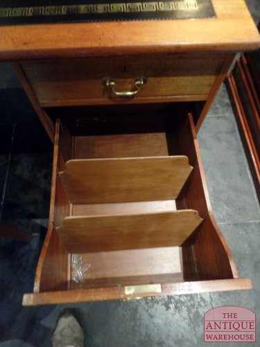 Antiek mahonie partnersbureau 3