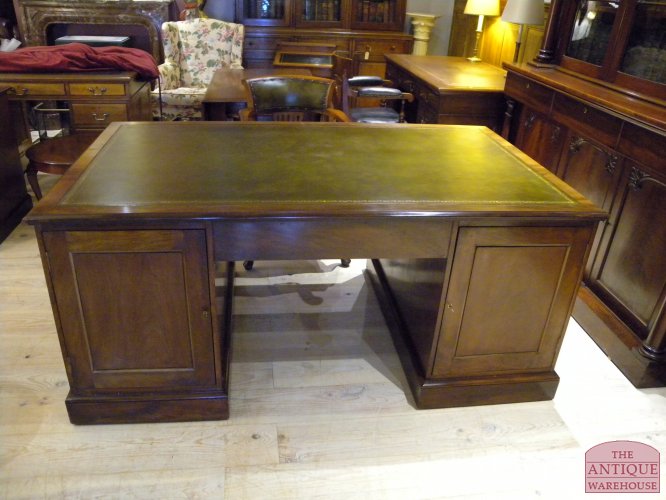 Antiek mahonie partnersbureau 3