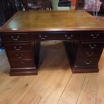 Antiek mahonie partnersbureau 3