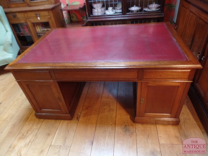 Antiek mahonie partnersbureau 3