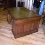 Antiek mahonie partnersbureau circa 1880 2