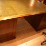 Antiek mahonie partnersbureau, circa 1920 2