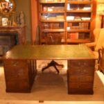 Antiek mahonie partnersbureau, circa 1920 3