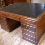 Antiek mahonie partnersbureau 3