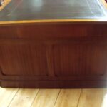 Antiek mahonie partnersbureau, circa 1900 1