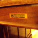 Antiek mahonie partnersbureau, circa 1900 2