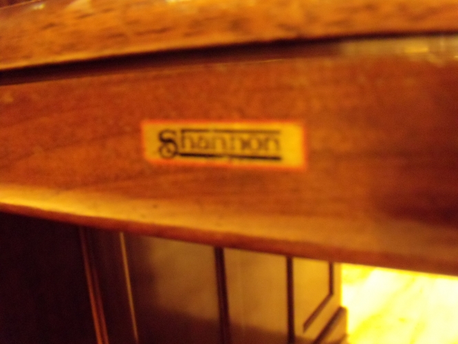 Antiek mahonie partnersbureau, circa 1900 2