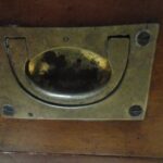 Antiek mahonie scheepsbureau 2