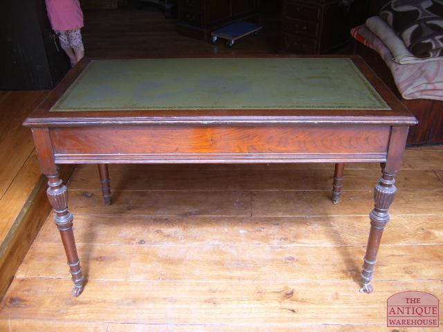 Antiek mahonie schrijftafel 2