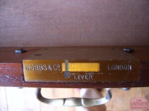 antiek mahonie schrijftafel, VERKOCHT