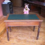 Antiek mahonie schrijftafel 2