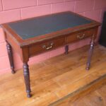 Antiek mahonie schrijftafel 3