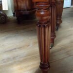 Antiek mahonie schrijftafeltje circa 1840 1