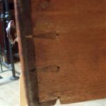 Antiek mahonie schrijftafeltje circa 1840 2