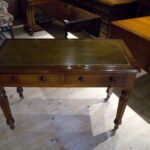 Antiek mahonie schrijftafeltje circa 1840 3