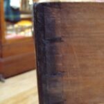 Antiek mahonie schrijftafeltje 2