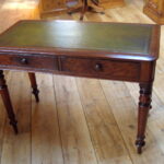 Antiek mahonie schrijftafeltje 3