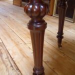 Antiek mahonie schrijftafeltje 2