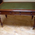 Antiek mahonie schrijftafeltje 3