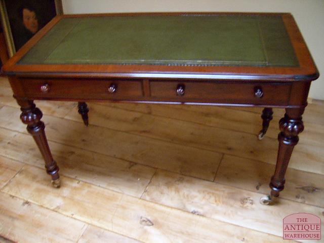 Antiek mahonie schrijftafeltje 3