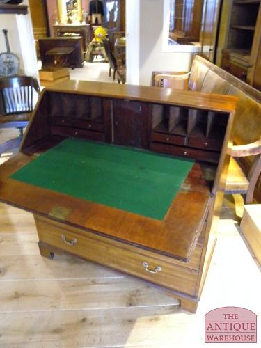 Antiek mahonie secretaire, klepbureau circa 1780 2